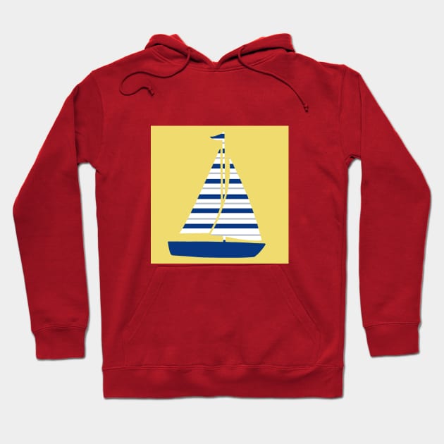 Sunny Sailboat Hoodie by SpeareCreations